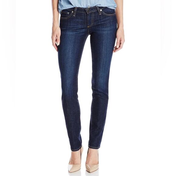 Ag Adriano Goldschmied The Stilt Cigarette Leg Low-Rise Skinny Jean 27R - Picture 1 of 8